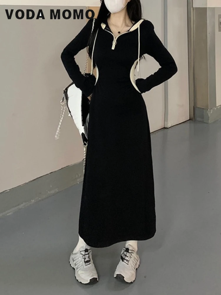 Harajuku Solid Spring Women Hooded Sweatshirt Dress Pullovers Versatile Vestidos Korean Long Sleeve Casual loose Hoodies Dresses
Harajuku Solid Spring Women Hooded Sweatshirt Dress Pullovers Versatile Vestidos Korean Long Sleeve Casual loose Hoodies Dresses