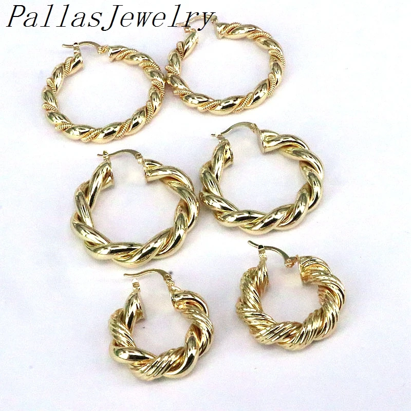 6Pairs Fashion Classic Gold Plated Chunky Earrings Women's Jewelry Punk Hip Hop Simple Round Circle Hoops Earring Wedding Party
6Pairs Fashion Classic Gold Plated Chunky Earrings Women's Jewelry Punk Hip Hop Simple Round Circle Hoops Earring Wedding Party
