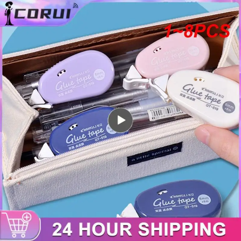 1~8PCS 6m*6mm Double Sided Adhesive Scrapbooking Collage Photo Album School Stationery Supplies Roller
1~8PCS 6m*6mm Double Sided Adhesive Scrapbooking Collage Photo Album School Stationery Supplies Roller