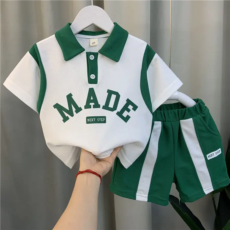 Boys Sportswear Set New Baby Clothes Children's Short Sleeve Basketball 2pcs Suit Kids Letter Print Outfits for 2-9years
Boys Sportswear Set New Baby Clothes Children's Short Sleeve Basketball 2pcs Suit Kids Letter Print Outfits for 2-9years