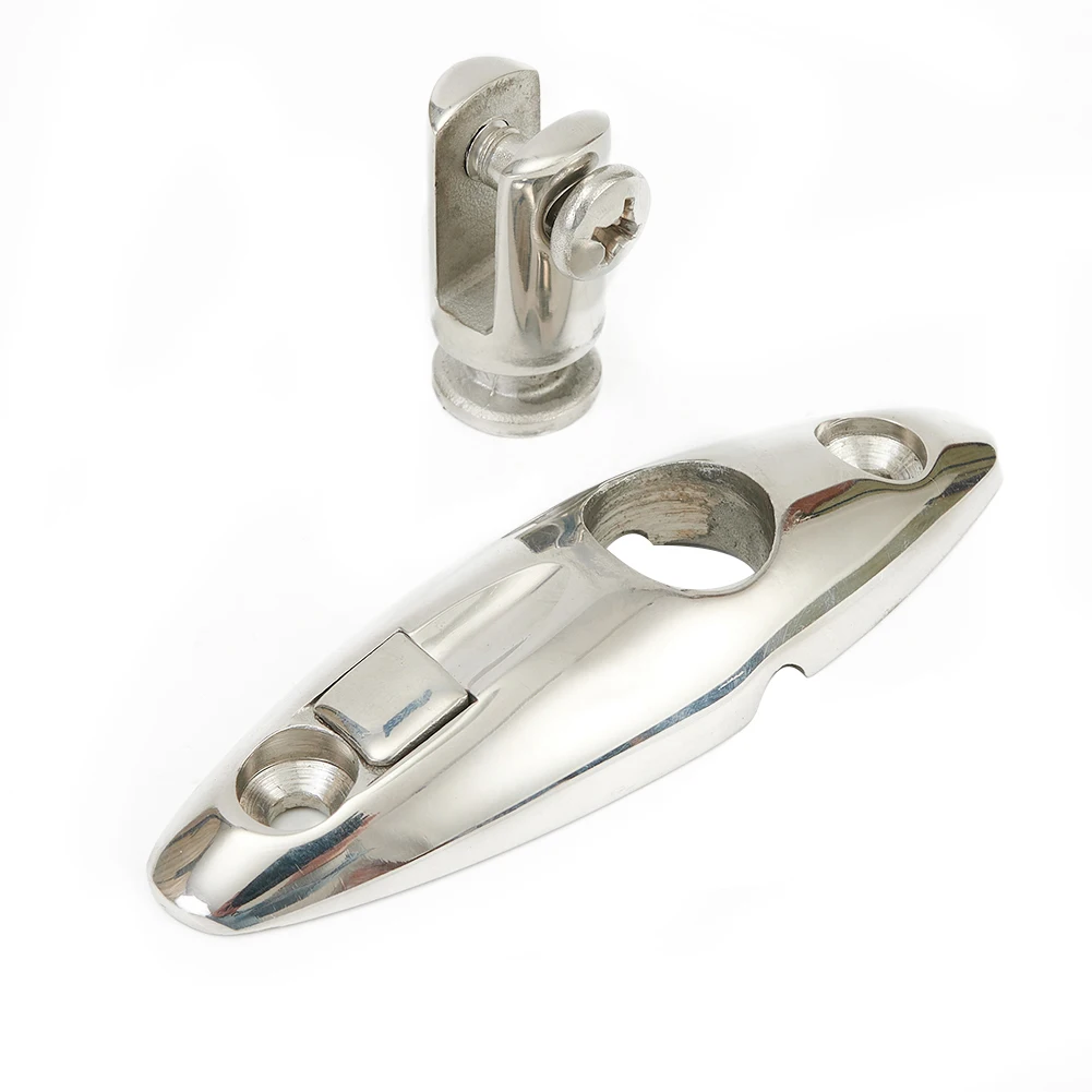 

T316 Stainless Steel Quick Release Deck Hinge Mount Bimini Top Marine Boat Hardware Hinge Mount Accessories 1 3/16" X 3 1/2"