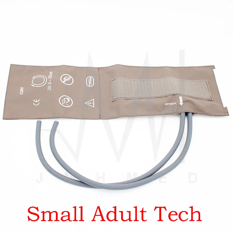 

5PCS 40cm Dual Tube Reusable PU Blood Pressure Cuff M1573A,For Small Adult 20.5-28cm Arm Nihon Khden/GE Datex/Dixtal Monitor.