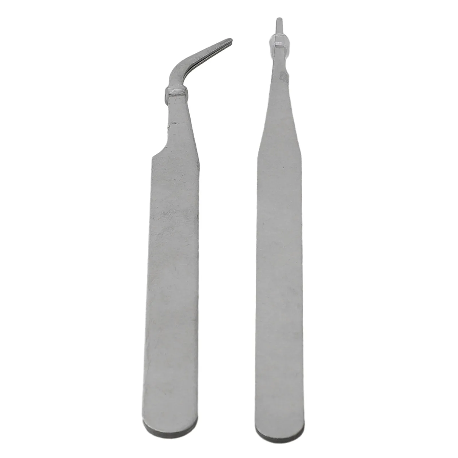 For Picking Up Parts Tip Tweezers 2pcs Tweezers Stainless Steel Maintenance Mini Tweezers Anti-magnetic Dismantling
For Picking Up Parts Tip Tweezers 2pcs Tweezers Stainless Steel Maintenance Mini Tweezers Anti-magnetic Dismantling