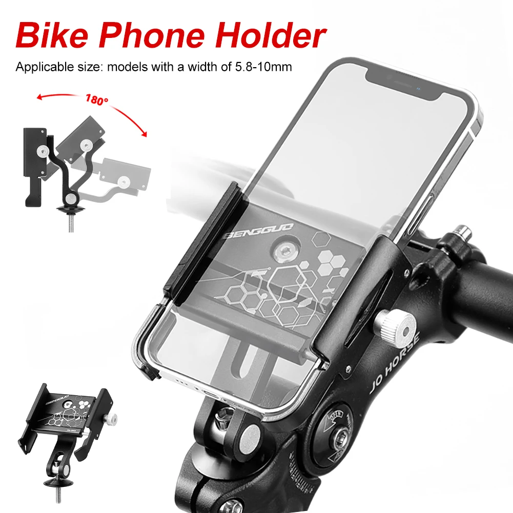 1Pc Bike Phone Holder Adjustable Aluminum Alloy Front Fork Phone Mount Anti Shake Bike Navigation Bracket For 3.5-7.2in Phones
1Pc Bike Phone Holder Adjustable Aluminum Alloy Front Fork Phone Mount Anti Shake Bike Navigation Bracket For 3.5-7.2in Phones