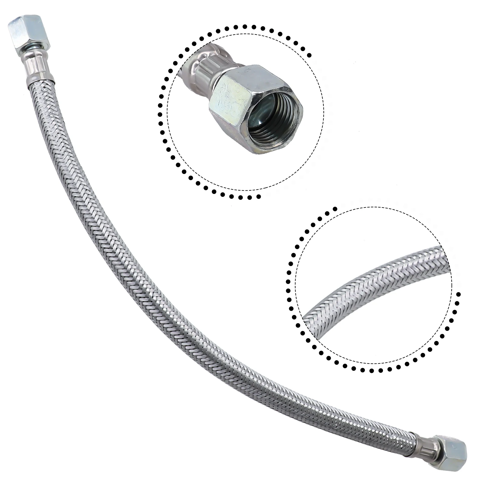 350mm Air Compressor Flexible Hose Stainless Steel Air Pump Check Valve Connecting Pipe Compressor Accessories
350mm Air Compressor Flexible Hose Stainless Steel Air Pump Check Valve Connecting Pipe Compressor Accessories