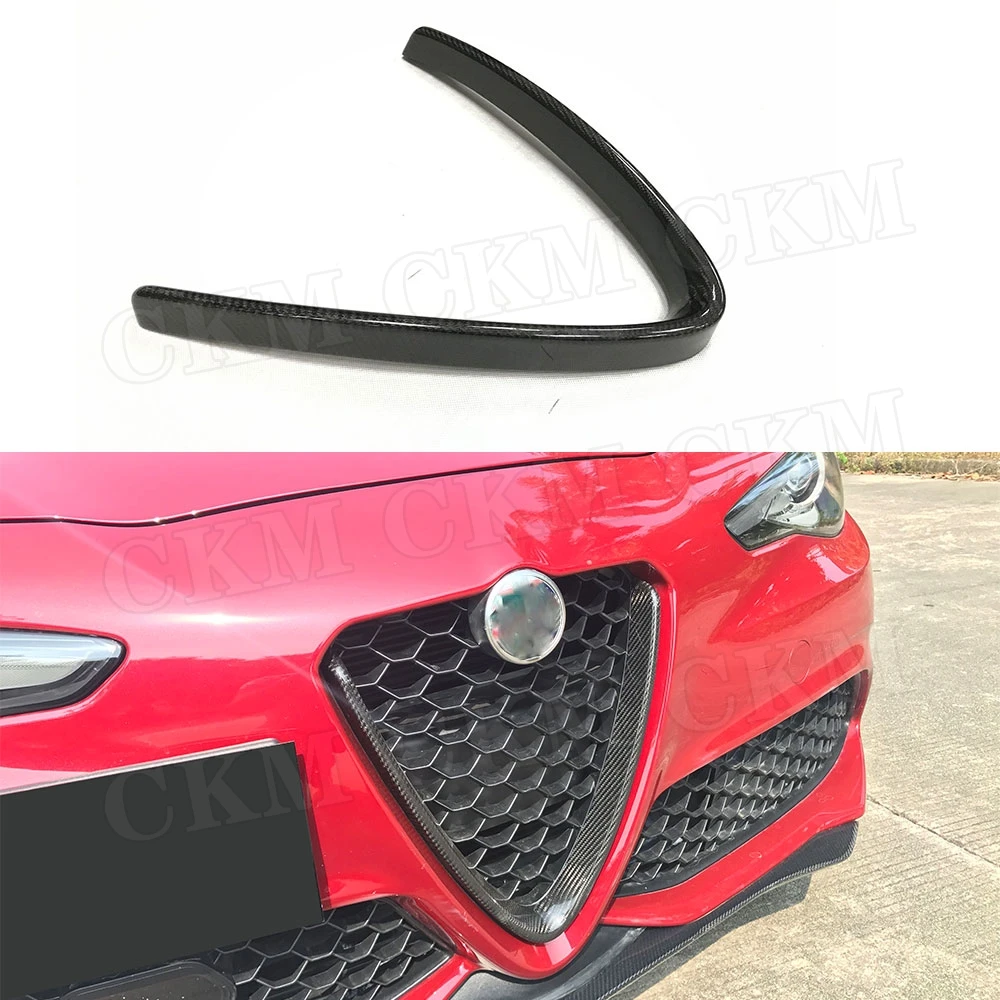 

Racing Grille Front Lower Grille Frame Cover Trim Decoration for Alfa Romeo Giulia 2016 2017 2018 V Type Auto Car Decoration