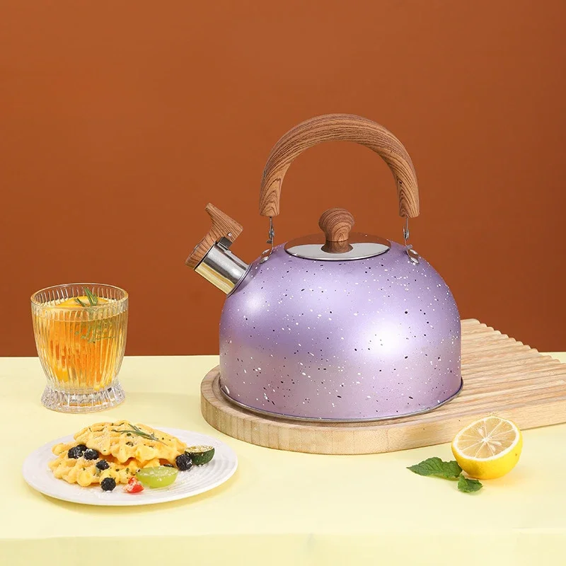

Походный чайник для газовой плиты чайник со свистком из нержавеющей стали чайник для кипячения воды чайники для кипячения со свистком индукционная плита