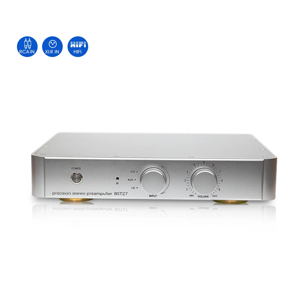 AIYIMA BST27 Fully Balanced Front Amplifier HIFI Fever Class A Gall Smell RCA Home High Fidelity With Remote Control
AIYIMA BST27 Fully Balanced Front Amplifier HIFI Fever Class A Gall Smell RCA Home High Fidelity With Remote Control