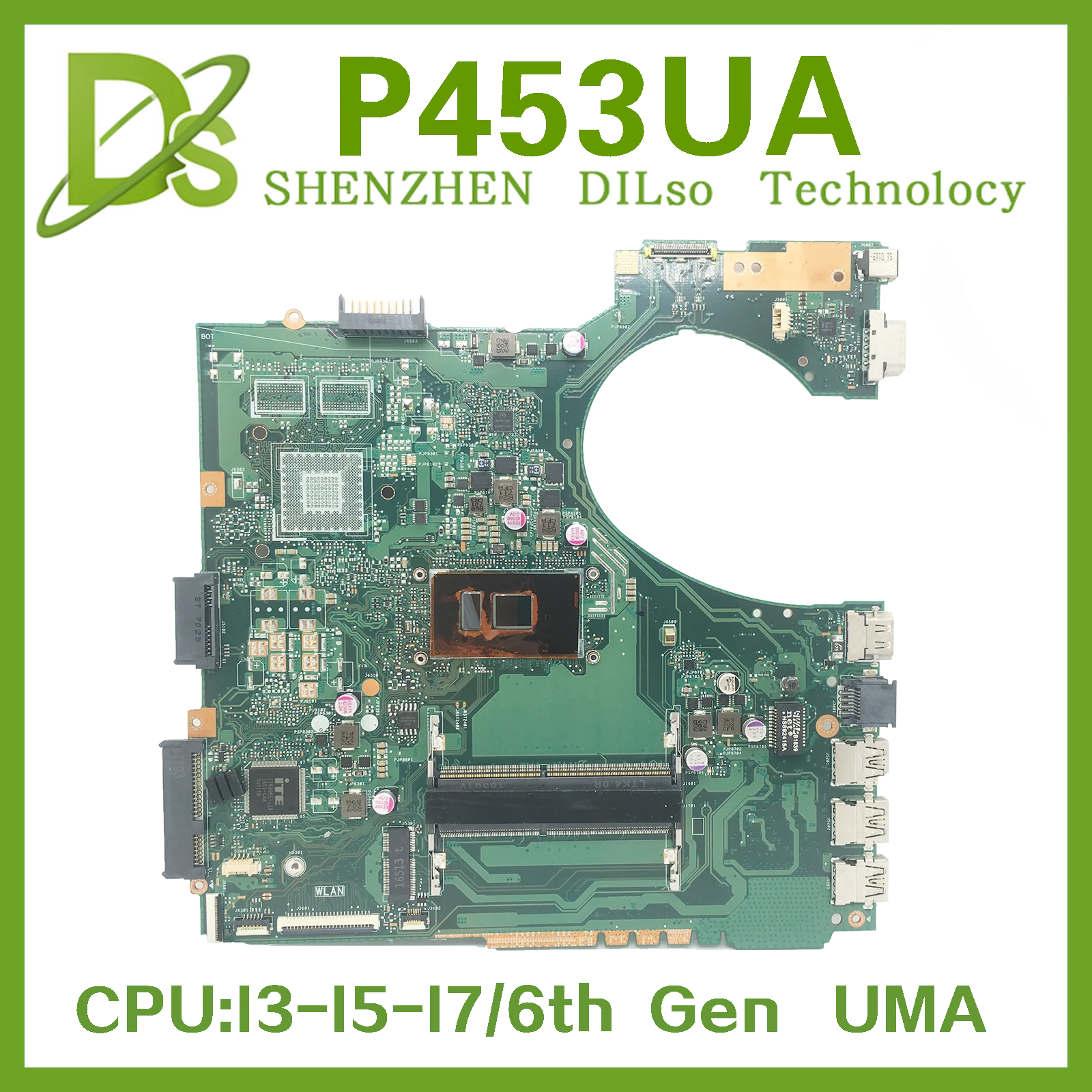 KEFU P453UJ Материнская плата ASUS P453UA PRO453U PRO453UJ P453U Материнская плата ноутбука i7-6500U I5-6200U I3-6100U UMA протестированная 100% работа
KEFU P453UJ Материнская плата ASUS P453UA PRO453U PRO453UJ P453U Материнская плата ноутбука i7-6500U I5-6200U I3-6100U UMA протестированная 100% работа