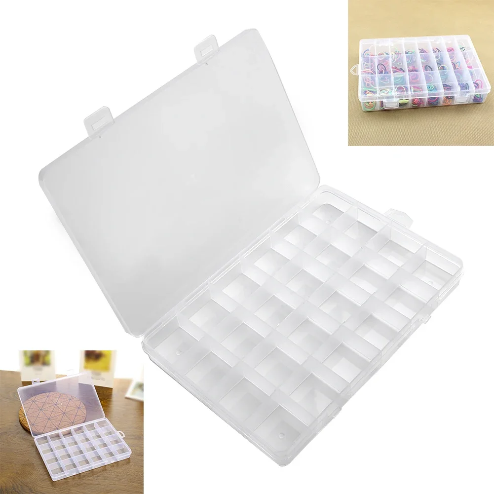 24Grids Plastic Storage Jewelry Box Compartment Adjustable Container For Beads Earring Box For Jewelry Rectangle Box Case
24Grids Plastic Storage Jewelry Box Compartment Adjustable Container For Beads Earring Box For Jewelry Rectangle Box Case