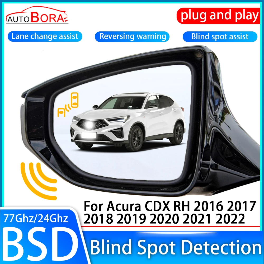 AutoBora Car Blind Spot Detection System BSD BSA BSM Sensor Drive Rear Mirror Monitoring for Acura CDX RH 2016~2022
AutoBora Car Blind Spot Detection System BSD BSA BSM Sensor Drive Rear Mirror Monitoring for Acura CDX RH 2016~2022