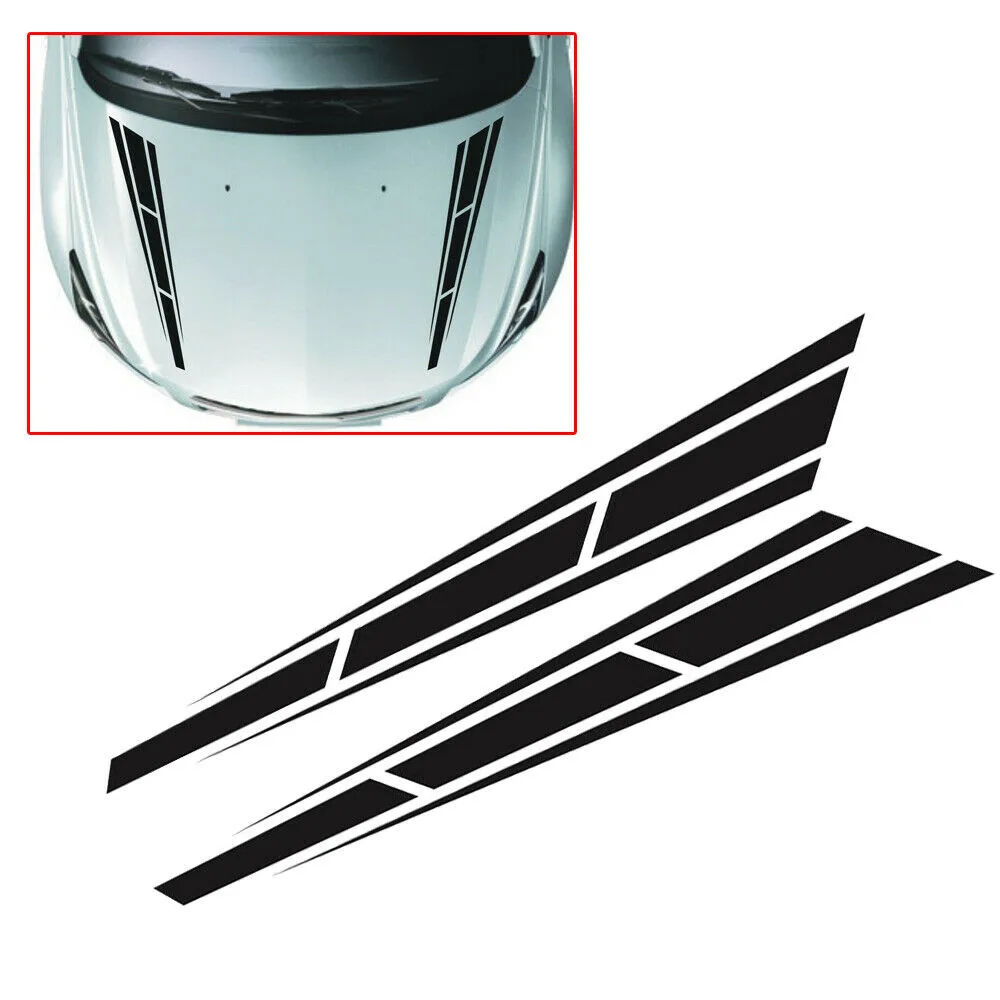 1 Set Car Front Stickers Racing Stripes Graphics Decor Hood Sticker Accessories Vinyl Auto Decoration Styling
1 Set Car Front Stickers Racing Stripes Graphics Decor Hood Sticker Accessories Vinyl Auto Decoration Styling