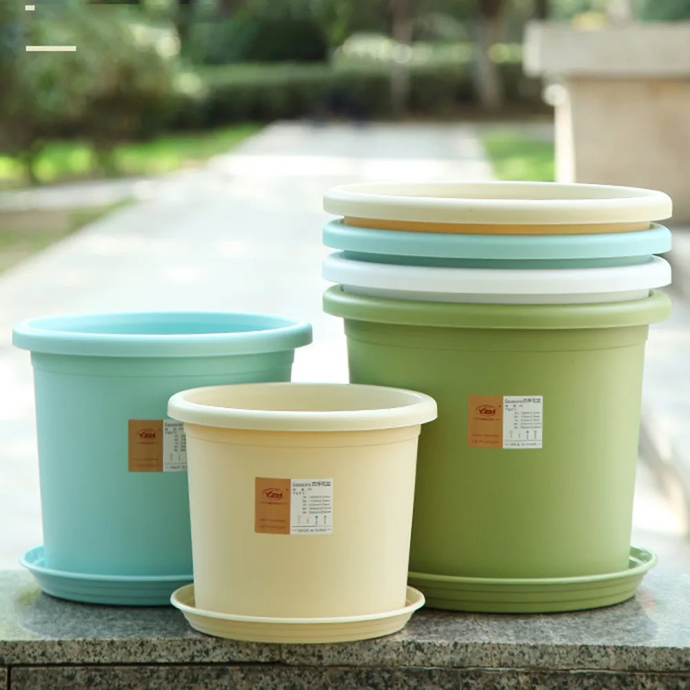 12cm High-Gardening Pot Plant Cultivation Big Flowerpot Home Garden Decoration W/ Disc Drain Hole Resin Flower Pot Tray 2In1 Use
12cm High-Gardening Pot Plant Cultivation Big Flowerpot Home Garden Decoration W/ Disc Drain Hole Resin Flower Pot Tray 2In1 Use