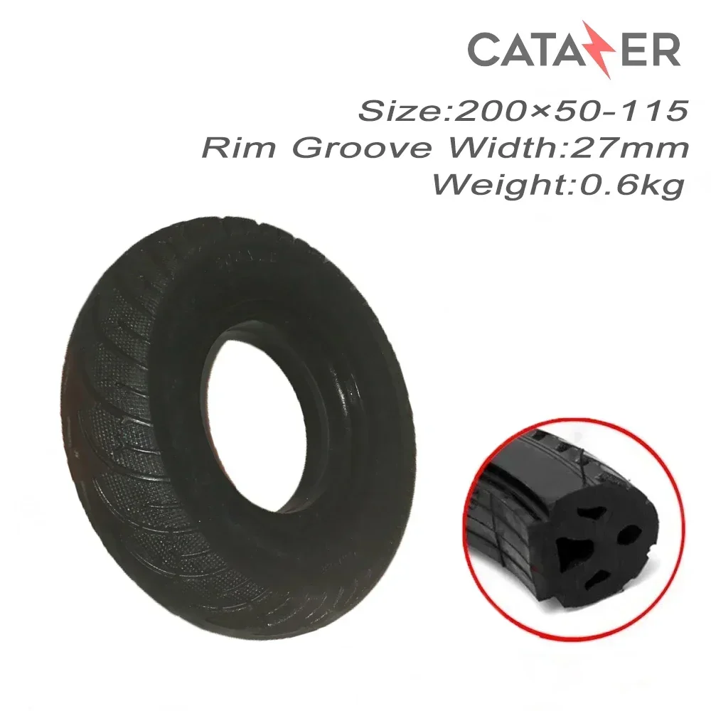 200 × 50-115, бескамерная шина для электрического скутера, 8 дюймов
200 × 50-115, бескамерная шина для электрического скутера, 8 дюймов