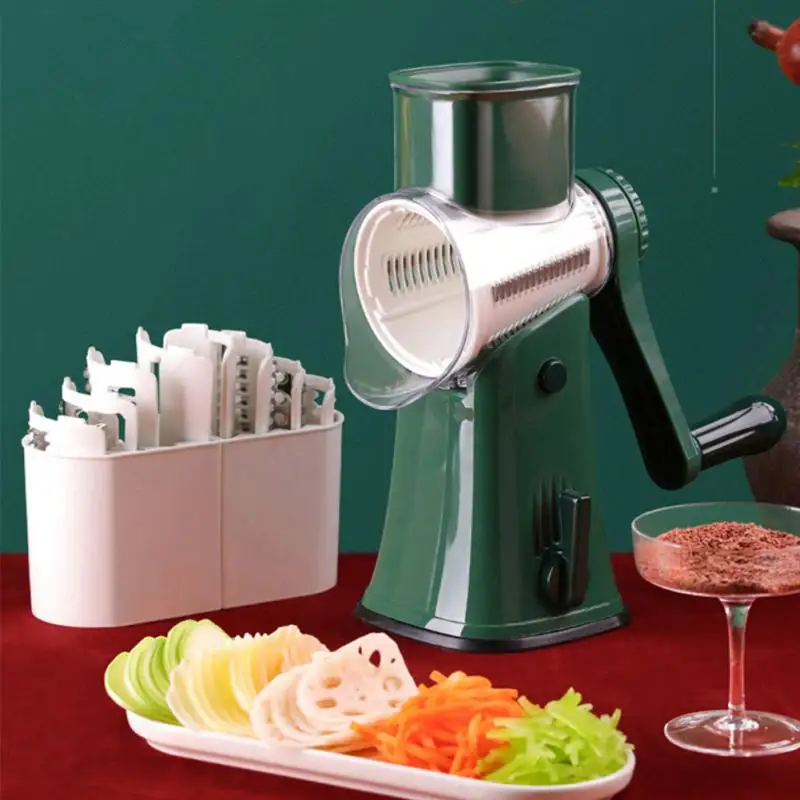 

Newest Vegetable Cutter Slicer Chopper Machine withBlades Thick Wire Wavy Grinding Garlic Cheese Kitchen Accessories Tool