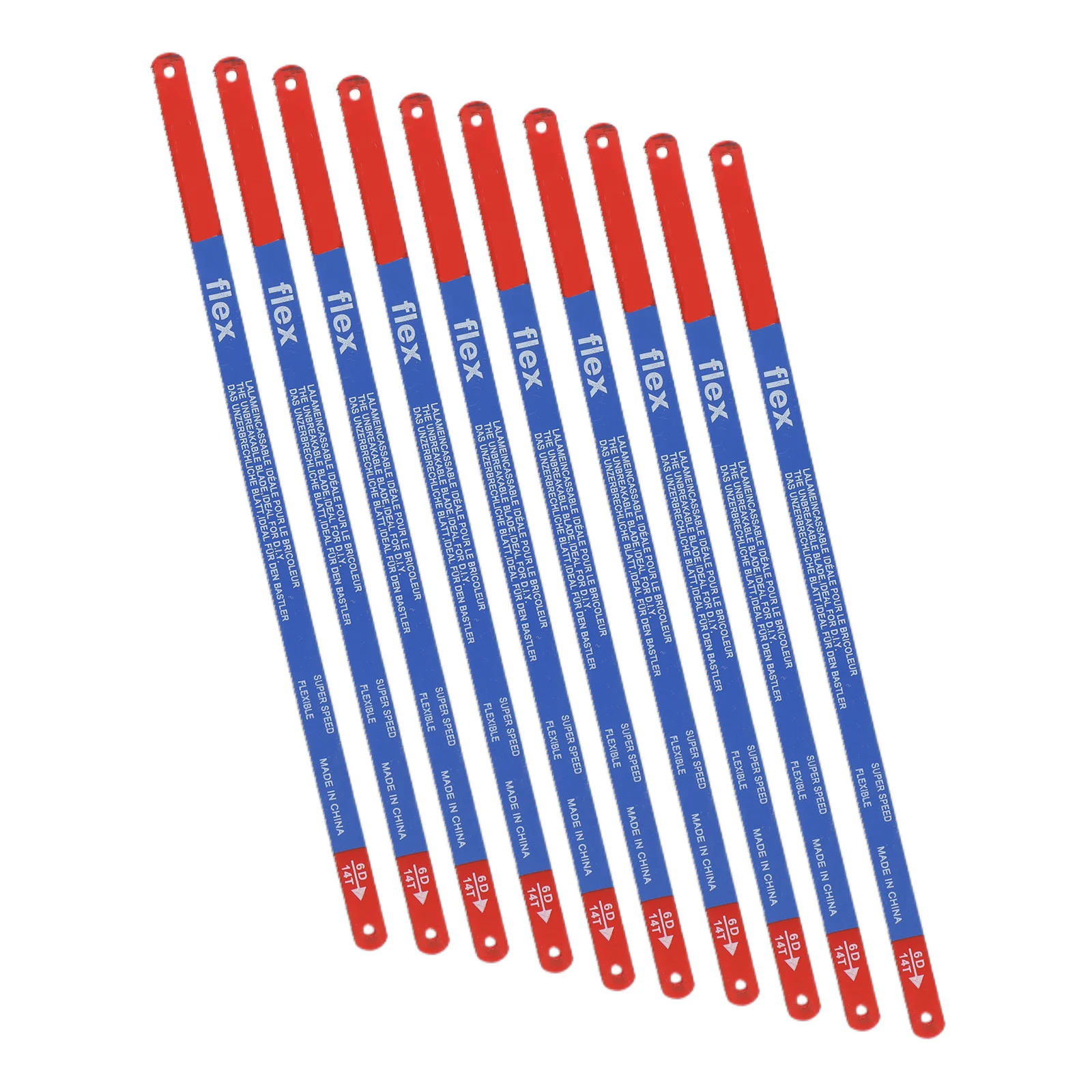 10PCS Hacksaw Blade 300mm Hand Saw Blades 14T/18T/24T Bi-Metal For Home DIY Wood Fast Cutting Tools Accessories
10PCS Hacksaw Blade 300mm Hand Saw Blades 14T/18T/24T Bi-Metal For Home DIY Wood Fast Cutting Tools Accessories