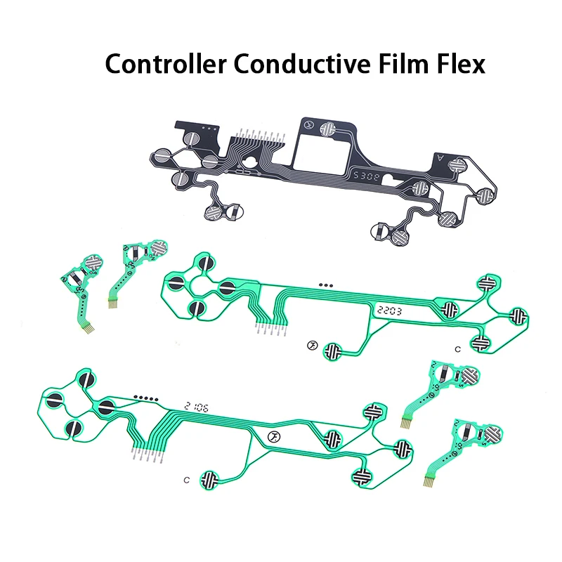 1 Set For PS5 V1 V2 V3 Controller Conductive Film Flex Cable Ribbon Cable replacement For PS5 Controller Film Keypad Flex Cable
1 Set For PS5 V1 V2 V3 Controller Conductive Film Flex Cable Ribbon Cable replacement For PS5 Controller Film Keypad Flex Cable