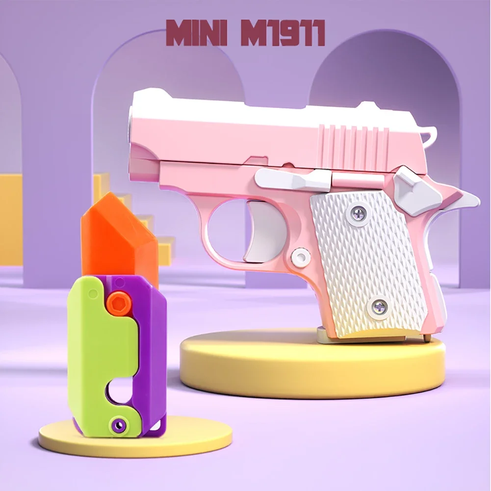 3D Gravity Knife Carrot Knife Decompression Push Card Small Toy Jump Mini Toy Gun Non-firing Kids Stress Relief Toy Christmas Gi
3D Gravity Knife Carrot Knife Decompression Push Card Small Toy Jump Mini Toy Gun Non-firing Kids Stress Relief Toy Christmas Gi