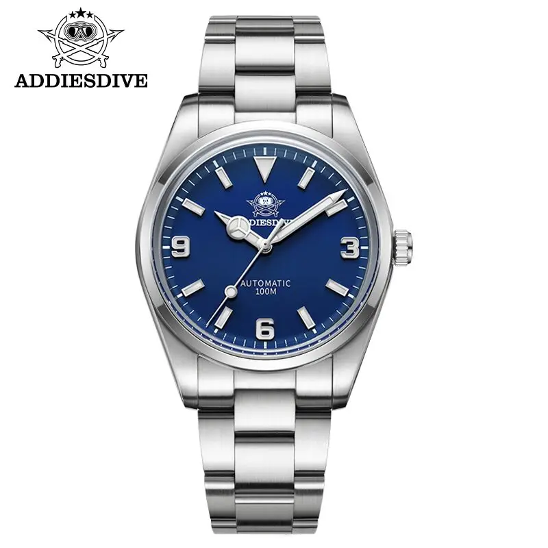 Addiesdive diver's watch 38mm Explorer Watch Men Black Dial NH35 Automatic Mechanical Watches 10Bar Luminous Retro Sport Luxury
Addiesdive diver's watch 38mm Explorer Watch Men Black Dial NH35 Automatic Mechanical Watches 10Bar Luminous Retro Sport Luxury