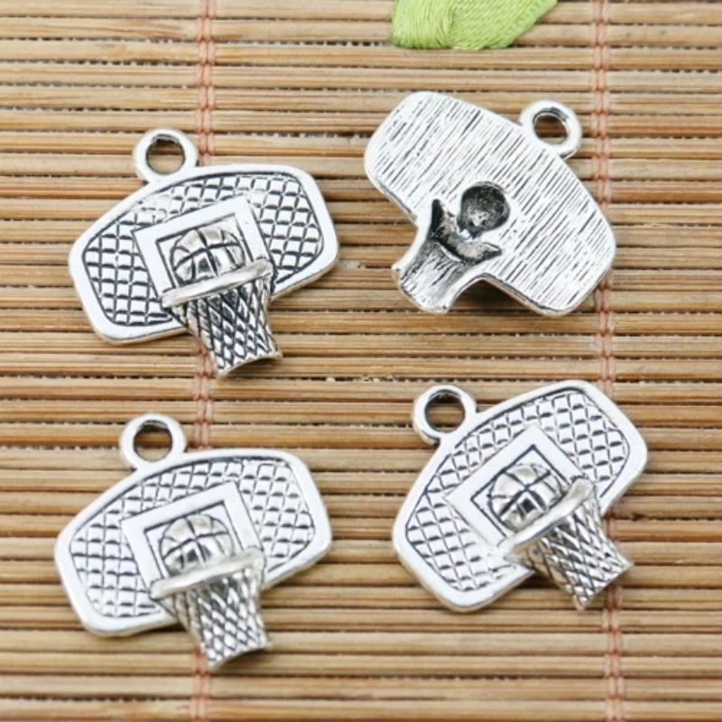10pcs 20mm Tibetan Silver Basketball and The Hoop Design Charms EF2380 Charms for Jewelry Making
10pcs 20mm Tibetan Silver Basketball and The Hoop Design Charms EF2380 Charms for Jewelry Making