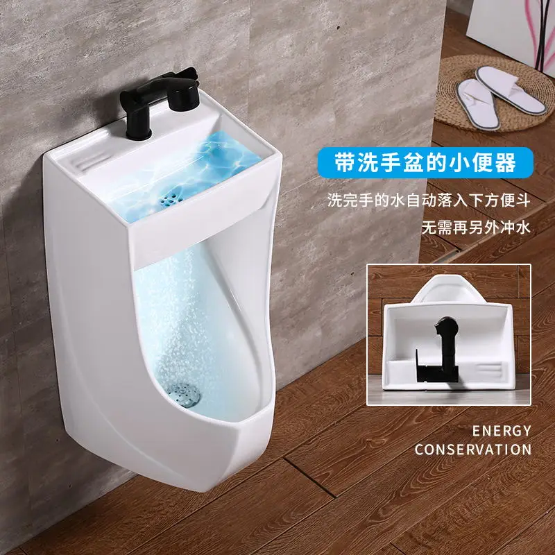 New Urine Cup with Wash Basin Household Urinal Wall-Mounted Men's Urinal Funnel Square Wash Basin with Urinal
New Urine Cup with Wash Basin Household Urinal Wall-Mounted Men's Urinal Funnel Square Wash Basin with Urinal