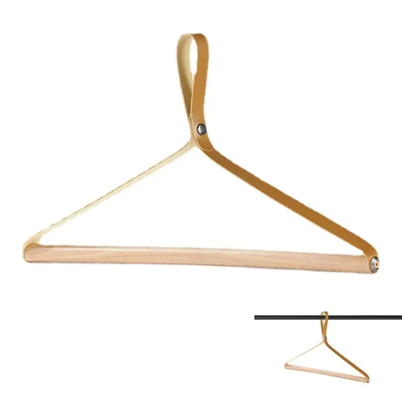 Clothes Hangers Wood Lightweight Beech Hanger With Leather Rope Non-Slip Lightweight Hangers Wood Hanger For Closet Wood Suit
Clothes Hangers Wood Lightweight Beech Hanger With Leather Rope Non-Slip Lightweight Hangers Wood Hanger For Closet Wood Suit