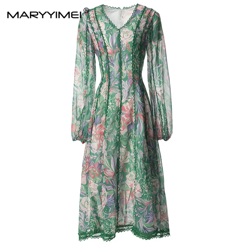 MARYYIMEI 2023 Fashion Autumn Lantern Sleeve V-Neck dress Lace Edge Vintage Print Casual Holiday Long Dresses
MARYYIMEI 2023 Fashion Autumn Lantern Sleeve V-Neck dress Lace Edge Vintage Print Casual Holiday Long Dresses