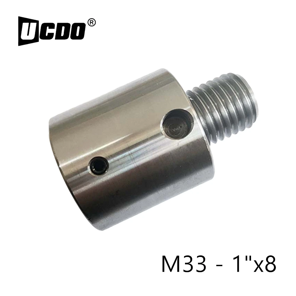 UCDO Woodworking Lathe Headstock Spindle Adapter M33 to 1 Inch x 8tpi Wood Turning Threaded Insert Lathe Chuck Faceplate Adapter
UCDO Woodworking Lathe Headstock Spindle Adapter M33 to 1 Inch x 8tpi Wood Turning Threaded Insert Lathe Chuck Faceplate Adapter