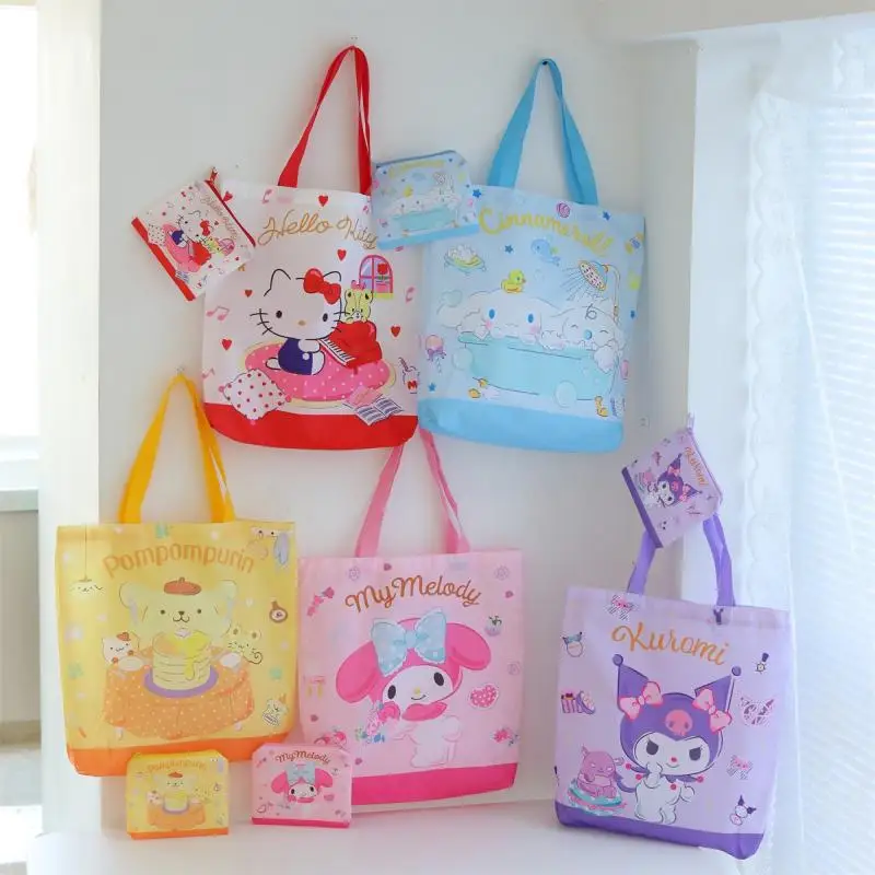 Kawaii Hello Kitty Sanrio Anime My Melody Kuromi Cinnamoroll Portable Large-Capacity Storage Shopping Bag Tote Bag Foldable
Kawaii Hello Kitty Sanrio Anime My Melody Kuromi Cinnamoroll Portable Large-Capacity Storage Shopping Bag Tote Bag Foldable