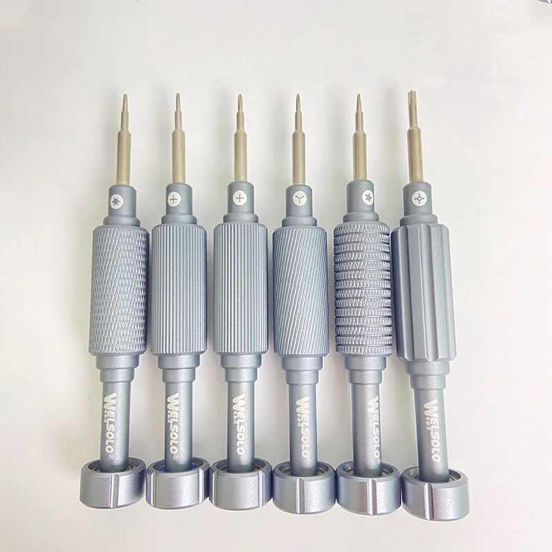 6Pcs WELSOLO IShell MAX High Hardness Precision Screwdriver Plum blossom cross for IPhone bottom Internal disassembly tools
6Pcs WELSOLO IShell MAX High Hardness Precision Screwdriver Plum blossom cross for IPhone bottom Internal disassembly tools