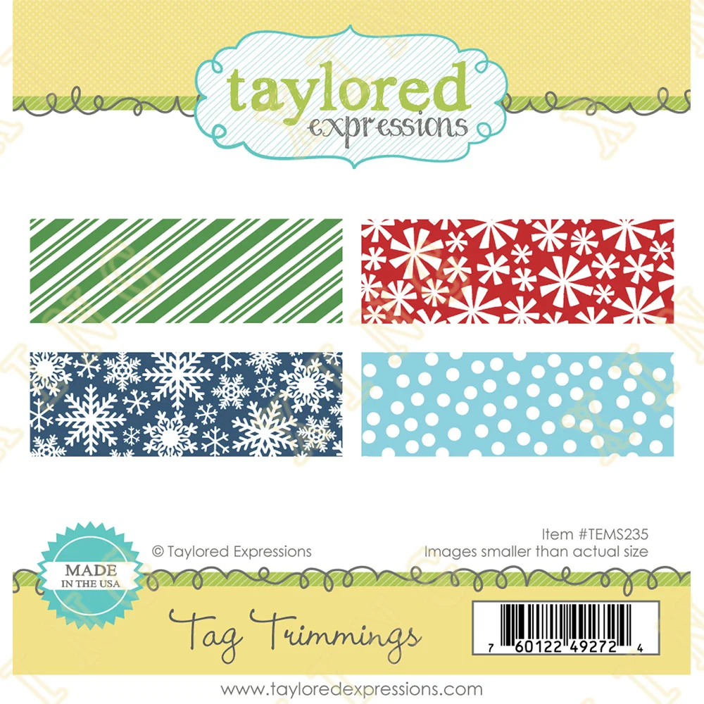 Tag Trimmings Clear Stamps No Cutting Dies for DIY Scrapbooking Paper Card Making Decoration Craft Photo Album Stamps
Tag Trimmings Clear Stamps No Cutting Dies for DIY Scrapbooking Paper Card Making Decoration Craft Photo Album Stamps