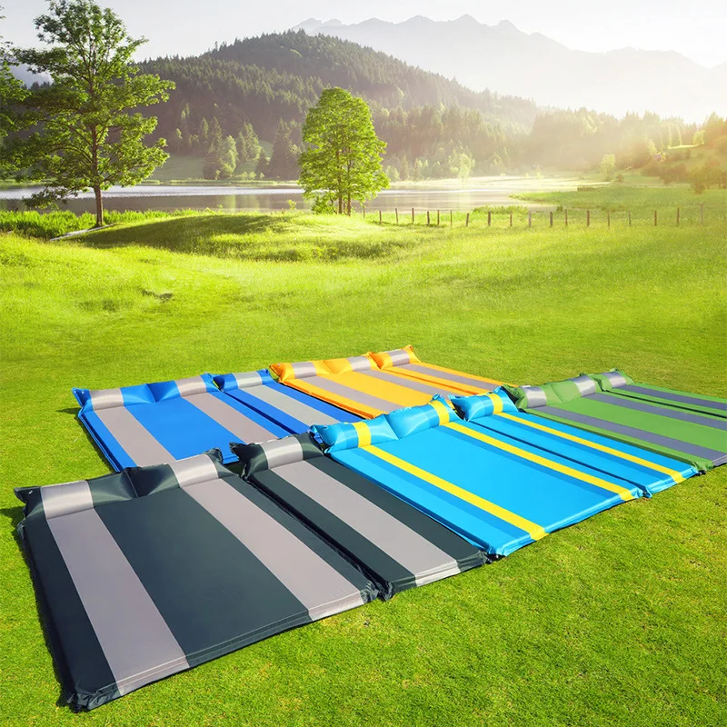 

Fast and Automatic Air Mattress Sleeping Mat Camping Damp-proof Mat Outdoor Camping Air Mattress Tent Mat Thickening Nap.