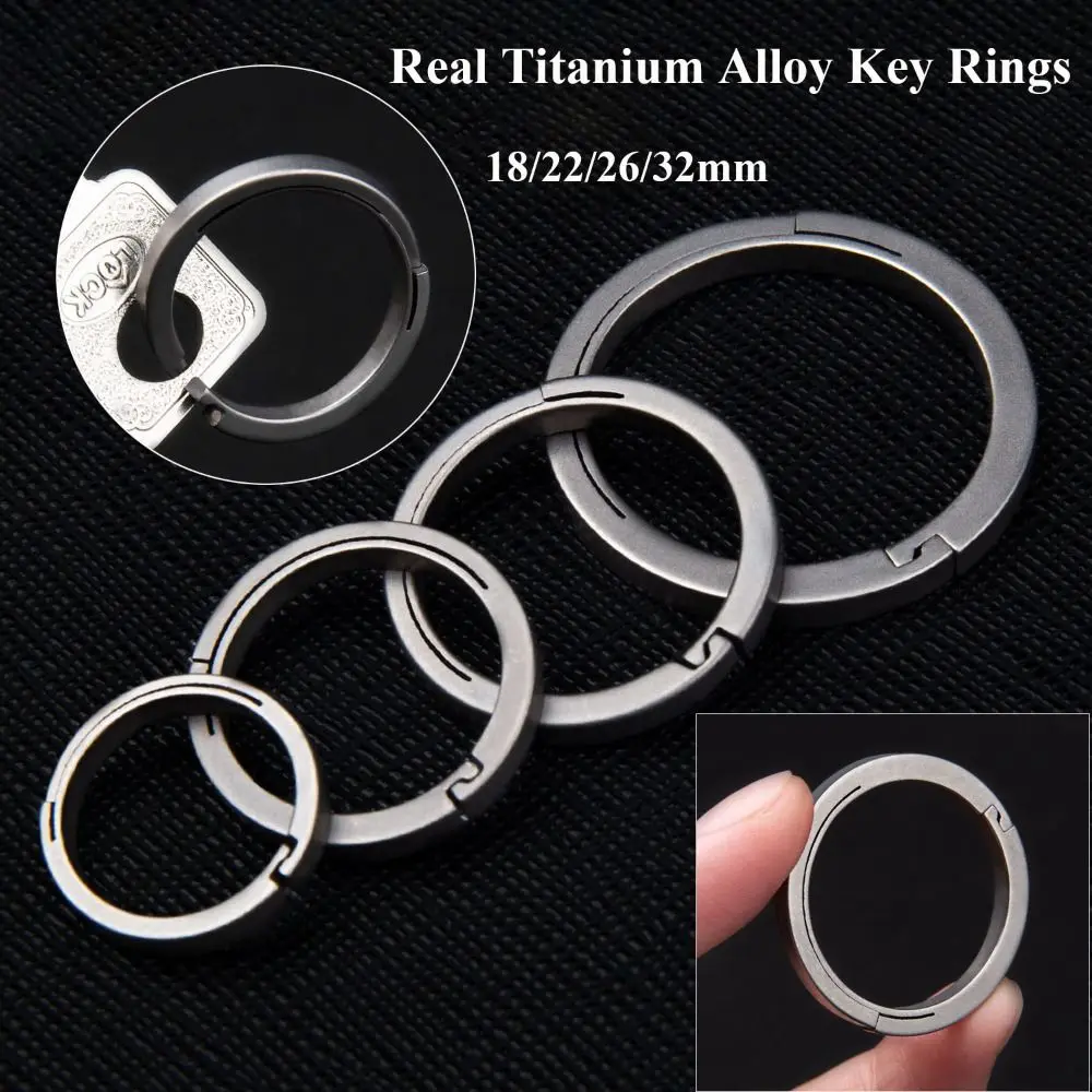 17/22/25/32mm Key Rings New Real Super Lightweight Keychains Buckle Titanium Alloy Man Car Keychain Male Creativity Gift
17/22/25/32mm Key Rings New Real Super Lightweight Keychains Buckle Titanium Alloy Man Car Keychain Male Creativity Gift