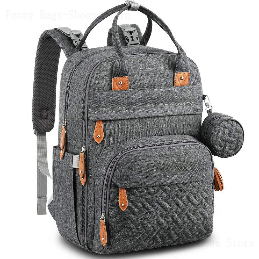 2023 New Mummy Bag Bed Bag Multifunctional Foldable Mother and Baby Bag Waterproof Large Capacity Mummy Backpack
2023 New Mummy Bag Bed Bag Multifunctional Foldable Mother and Baby Bag Waterproof Large Capacity Mummy Backpack