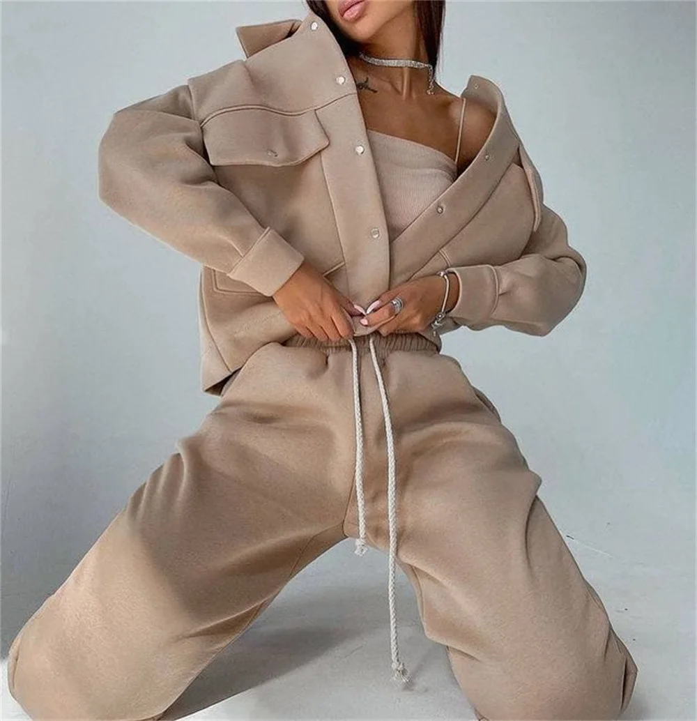Crop Winter Jacket 2 Piece Set Women Tracksuit Elegant Luxury Party Chic Outfit 2022 Women Sexy Fashion Two Piece Pant Sets Suit
Crop Winter Jacket 2 Piece Set Women Tracksuit Elegant Luxury Party Chic Outfit 2022 Women Sexy Fashion Two Piece Pant Sets Suit