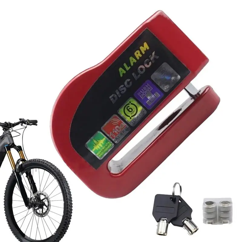 

Alarm Disc Lock Anti-Theft break Portable Bike Disk Security Wheel Aluminum Alloy Security Motorcycle Brake for bike cycle