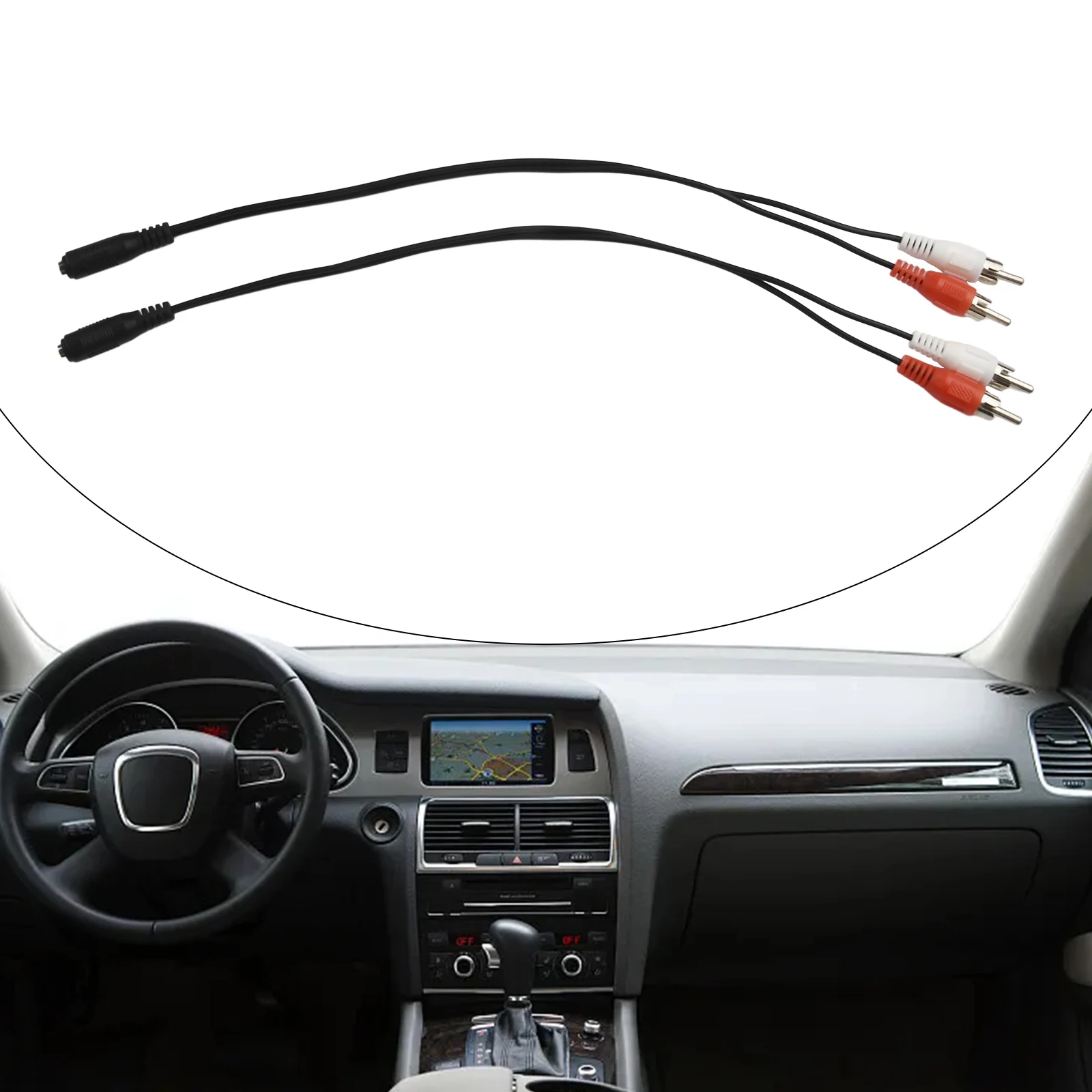 Perfect Fit for Most Car Models 2 Pack 3 5mm Audio to 2 RCA Cable 1/8 Stereo Female to 2RCA Male Y Splitter Aux
Perfect Fit for Most Car Models 2 Pack 3 5mm Audio to 2 RCA Cable 1/8 Stereo Female to 2RCA Male Y Splitter Aux