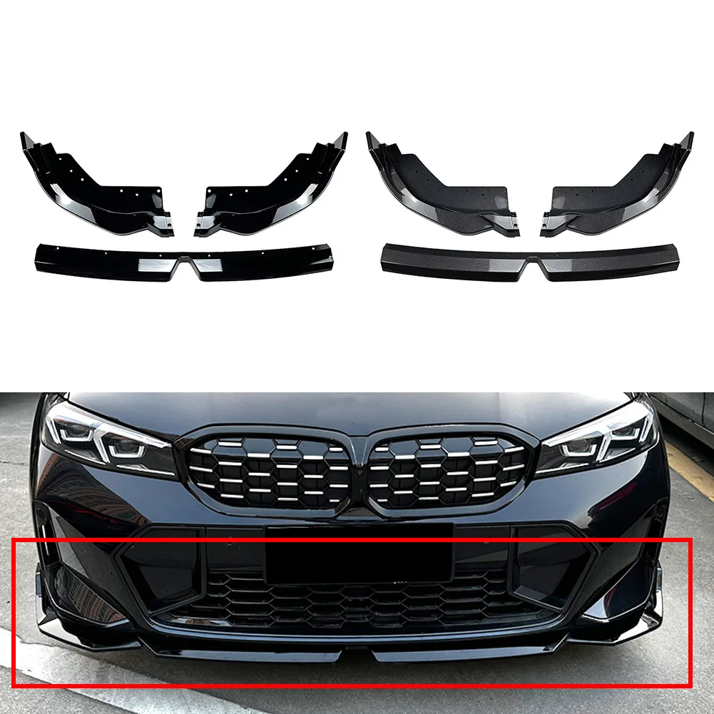 Car Front Bumper Lower Spoiler Splitter Lip Body Kit For BMW 3 Series G20 LCI M Sport 320i 325i 2023-up
Car Front Bumper Lower Spoiler Splitter Lip Body Kit For BMW 3 Series G20 LCI M Sport 320i 325i 2023-up