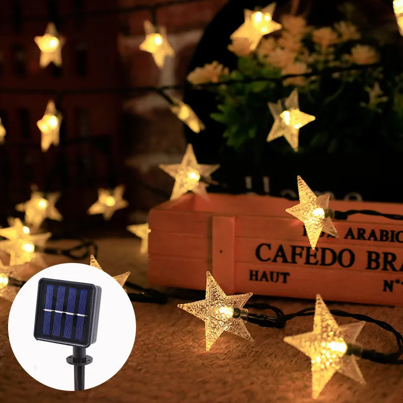 5M/7M /12M Star Solar Light String Twinkle Garlands Christmas Lamp Holiday Xmas Party Wedding Decorative Fairy Lights Decoration
5M/7M /12M Star Solar Light String Twinkle Garlands Christmas Lamp Holiday Xmas Party Wedding Decorative Fairy Lights Decoration