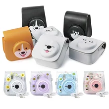 For Fujifilm Instax Mini 11 9 8 Transparent Camera Case Protective Carry Bag Cover with Shoulder Strap For Fujifilm Instax Mini 11 9 8 Transparent Camera Case Protective Carry Bag Cover with Shoulder Strap
