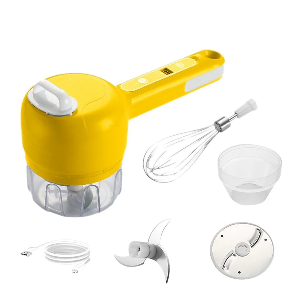 3In1 Multifunctional Electric Vegetable Cutter Slicer Egg Beater Food Processer Chopper Pressing Mixer Blender-Yellow
3In1 Multifunctional Electric Vegetable Cutter Slicer Egg Beater Food Processer Chopper Pressing Mixer Blender-Yellow
