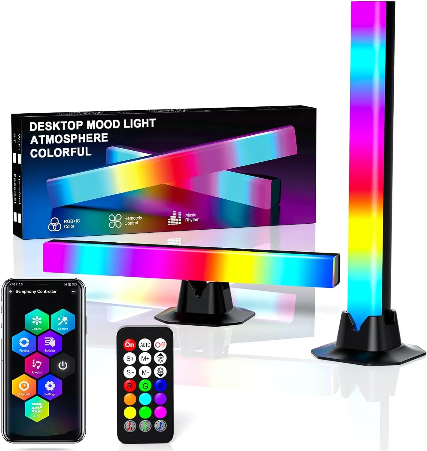 RGB-симфония; Ночная лампа; Планшетофон; Настольная лампа; Bluetooth; Музыкальный ритм; Окружающая Ночная лампа для ТВ; Игровой комнаты; Декор для настольного компьютера
RGB-симфония; Ночная лампа; Планшетофон; Настольная лампа; Bluetooth; Музыкальный ритм; Окружающая Ночная лампа для ТВ; Игровой комнаты; Декор для настольного компьютера