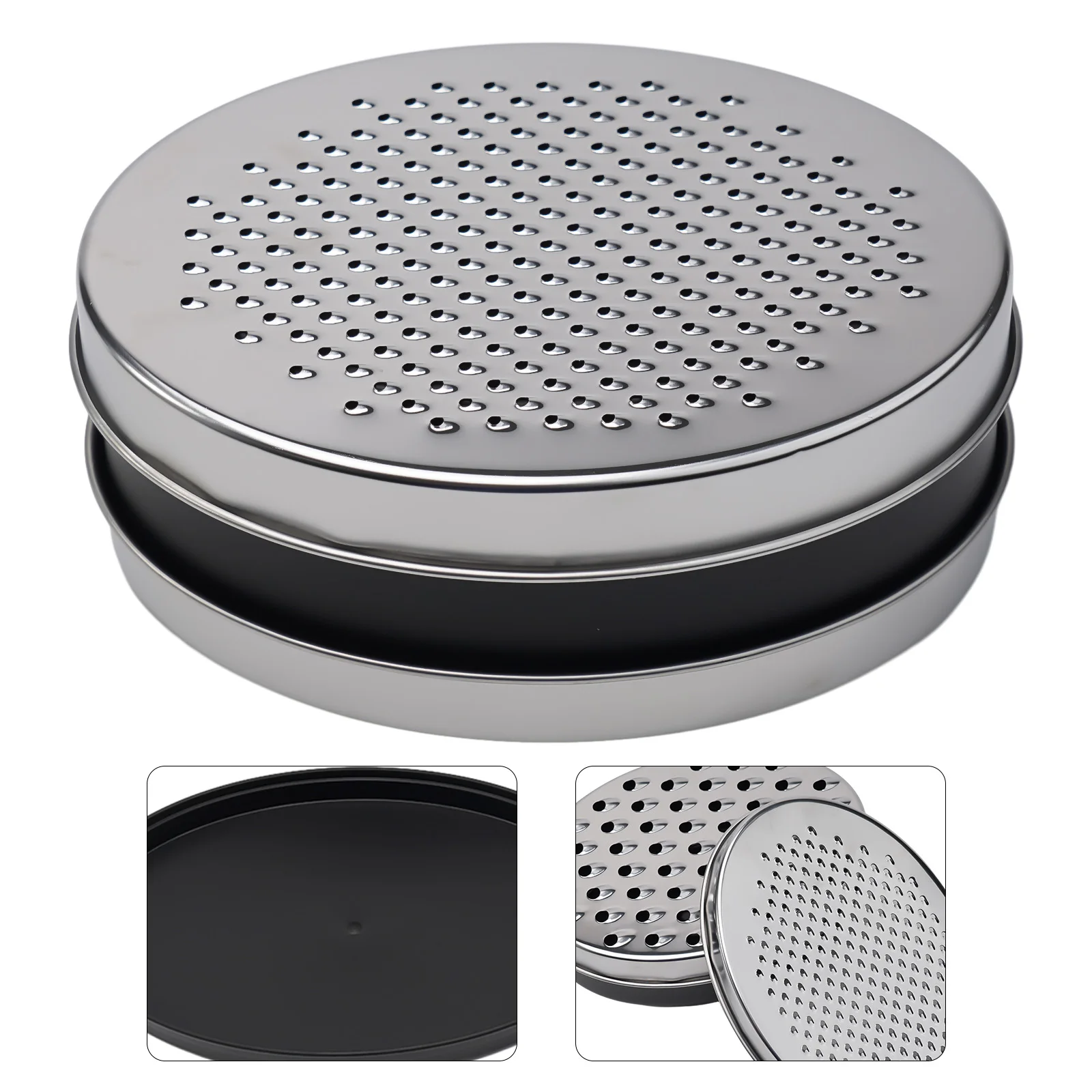 Stainless Steel Storage Graters Double-sided Ginger Grater Multifunctional Storable Cheese Shredder Kitchen Vegetable Fruit Tool
Stainless Steel Storage Graters Double-sided Ginger Grater Multifunctional Storable Cheese Shredder Kitchen Vegetable Fruit Tool