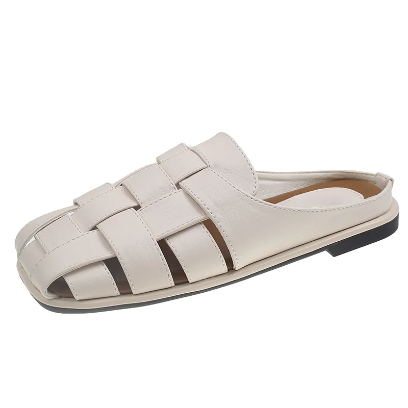 Flat Bottomed Baotou Half Slippers Fairy Shoes for Outwear 2023 New Spring/Summer French Style Niche Retro Half Support Sandals
Flat Bottomed Baotou Half Slippers Fairy Shoes for Outwear 2023 New Spring/Summer French Style Niche Retro Half Support Sandals