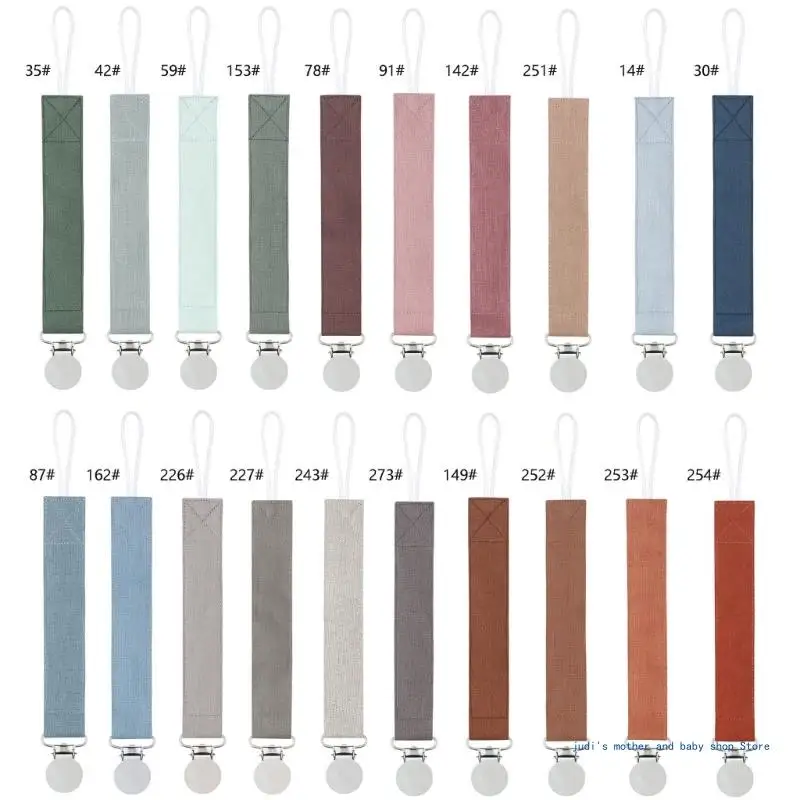 67JC Baby Pacifier Clip Chain for Soother Ramie Cloth Holder Leash Strap Nipple Infant Feeding Kids Anti-drop Chain
67JC Baby Pacifier Clip Chain for Soother Ramie Cloth Holder Leash Strap Nipple Infant Feeding Kids Anti-drop Chain
