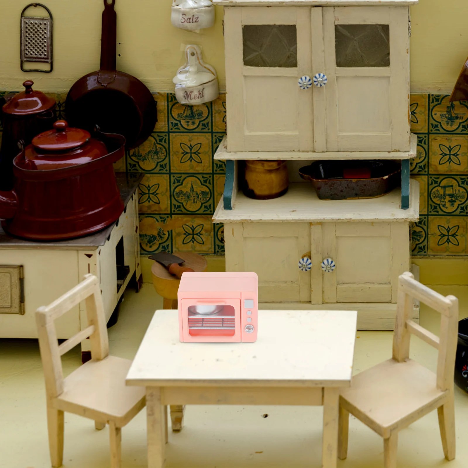 Mini Oven Dollhouse Kitchen Miniature Model Appliance Electric Cooker Pocket Scene Prop Models Decor Toys
Mini Oven Dollhouse Kitchen Miniature Model Appliance Electric Cooker Pocket Scene Prop Models Decor Toys
