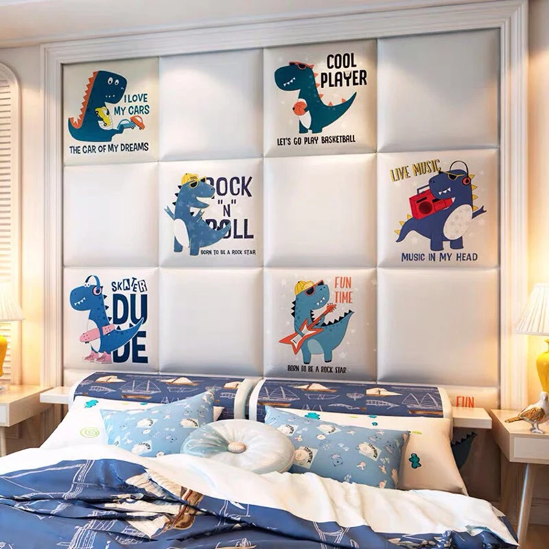 Dinosaur Bed Headboard 3D Wall Sticker Kids Room Anti-Collision Tatami Bedroom Decor Wallstickers Tete De Lit Cabecero Wallpaper
Dinosaur Bed Headboard 3D Wall Sticker Kids Room Anti-Collision Tatami Bedroom Decor Wallstickers Tete De Lit Cabecero Wallpaper
