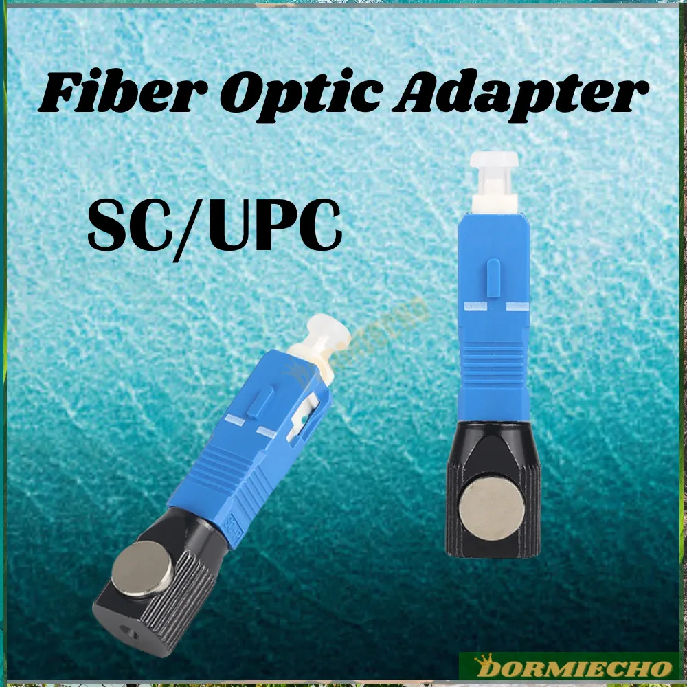 

High Quality SC/UPC Fiber Adapter PCL Clamp Lab Dedicated Temporary Splicing Tool Round Bare Coupler Free Shipping FTTH