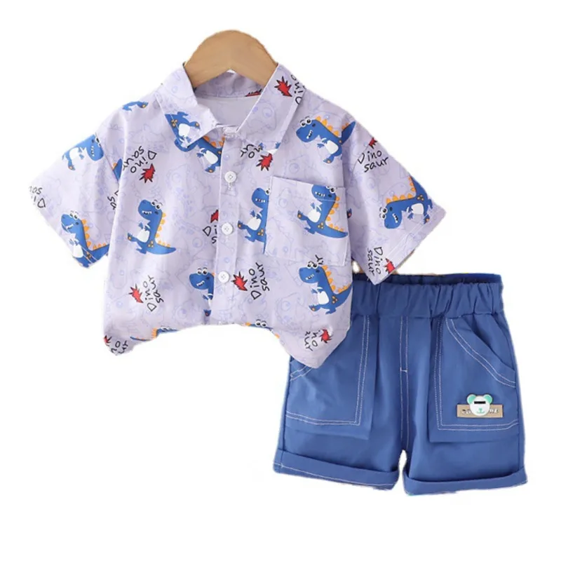 New Summer Baby Boys Clothes Suit Children Outfits Toddler Cartoon Casual Shirt Shorts 2Pcs/Sets Infant Costume Kids Tracksuits
New Summer Baby Boys Clothes Suit Children Outfits Toddler Cartoon Casual Shirt Shorts 2Pcs/Sets Infant Costume Kids Tracksuits