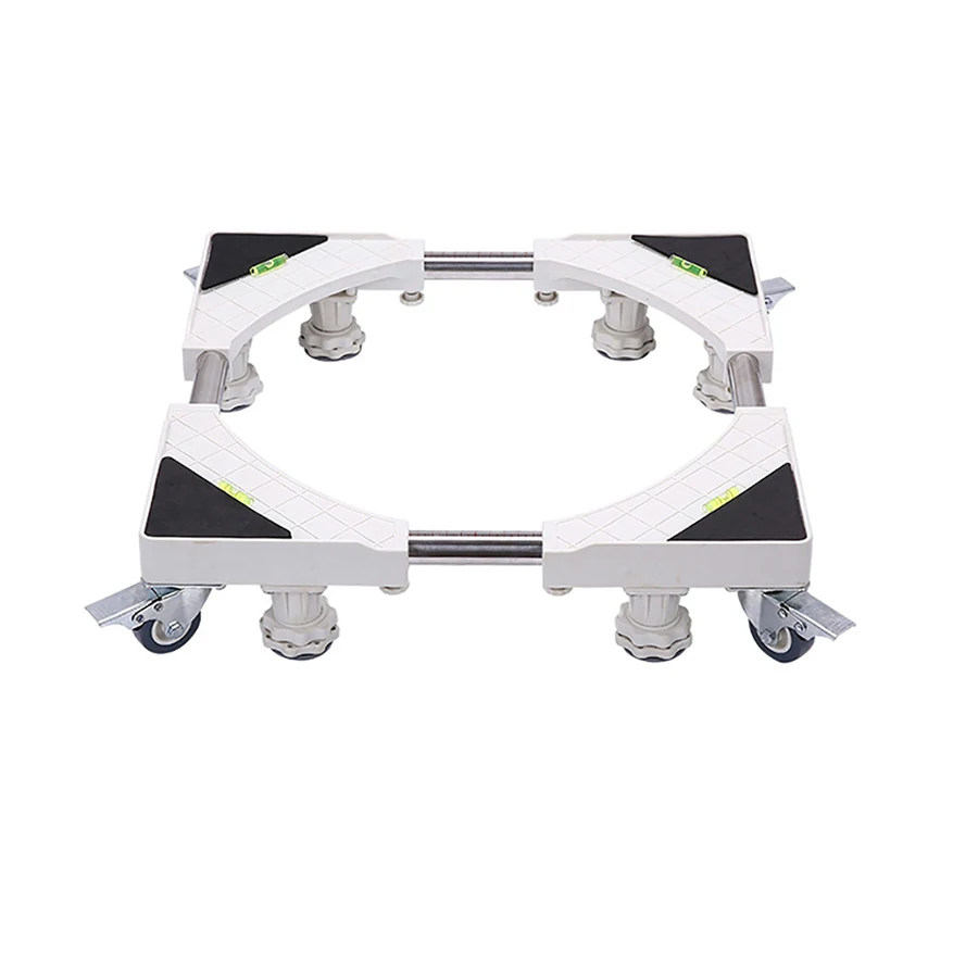 Mobile Movable Adjustable Refrigerator Pedestal Fridge Bracket Washing Machine Stand Base with Lifting Feet Wheels and Brakes
Mobile Movable Adjustable Refrigerator Pedestal Fridge Bracket Washing Machine Stand Base with Lifting Feet Wheels and Brakes